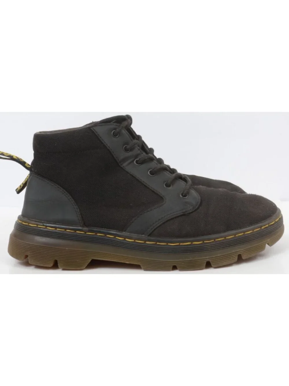 Dr. Martens Bonny Boots Men's 10 Women's 11 Black AirWair Nylon Leather Combat